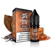 Just Juice Tobacco Salts - Vanilla Toffee 10ml - Vapour Central